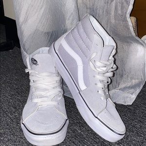 Like new Lightening Grey Vans ✨🤍